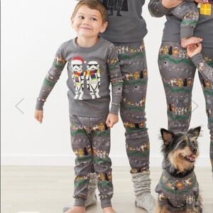 Hanna Andersson Star Wars Storm Trooper Organic Long Johns Pajamas 6-12 Mos 70